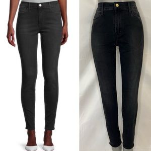 FRAME Le High Skinny Dark Grey Jeans 28"